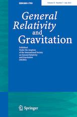 GENERAL RELATIVITY AND GRAVITATION