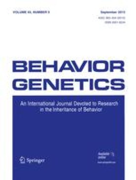 BEHAVIOR GENETICS