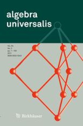 ALGEBRA UNIVERSALIS