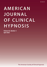 AMERICAN JOURNAL OF CLINICAL HYPNOSIS