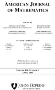 AMERICAN JOURNAL OF MATHEMATICS