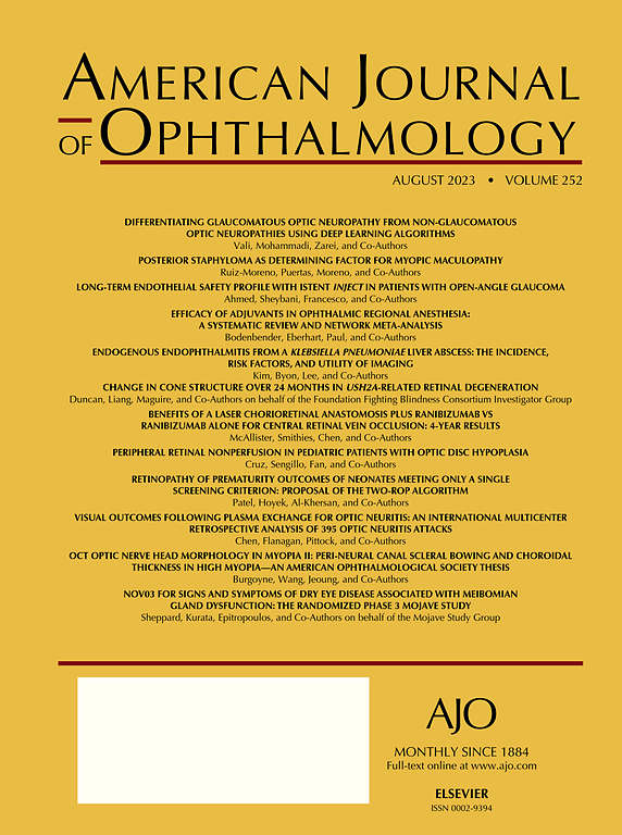 AMERICAN JOURNAL OF OPHTHALMOLOGY