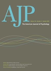 AMERICAN JOURNAL OF PSYCHOLOGY