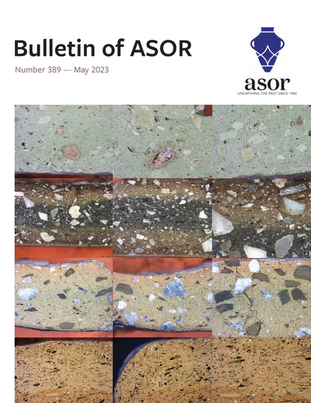BULLETIN OF THE AMERICAN SCHOOLS OF ORIENTAL RESEARCH