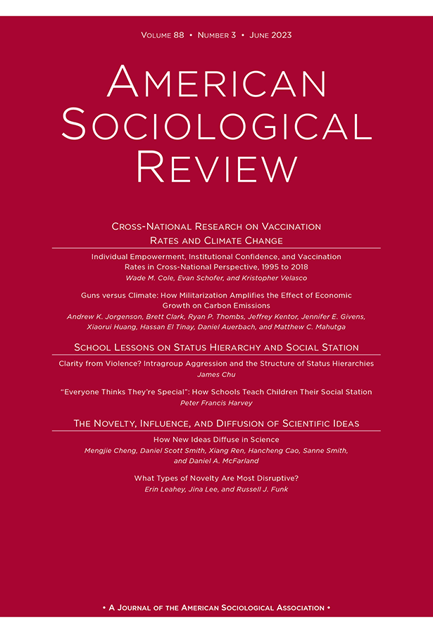AMERICAN SOCIOLOGICAL REVIEW