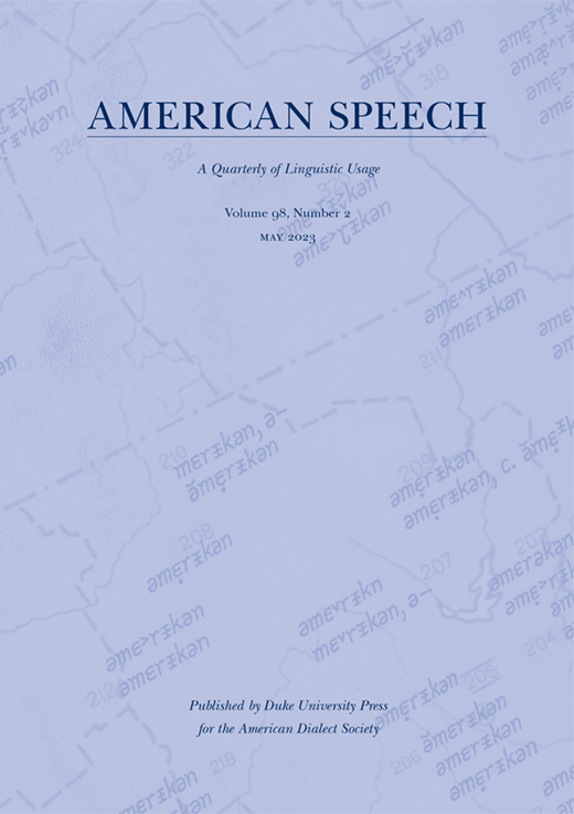 AMERICAN SPEECH