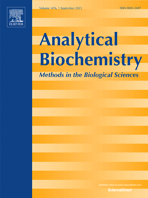 ANALYTICAL BIOCHEMISTRY