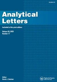 ANALYTICAL LETTERS