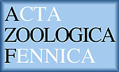ANNALES ZOOLOGICI FENNICI