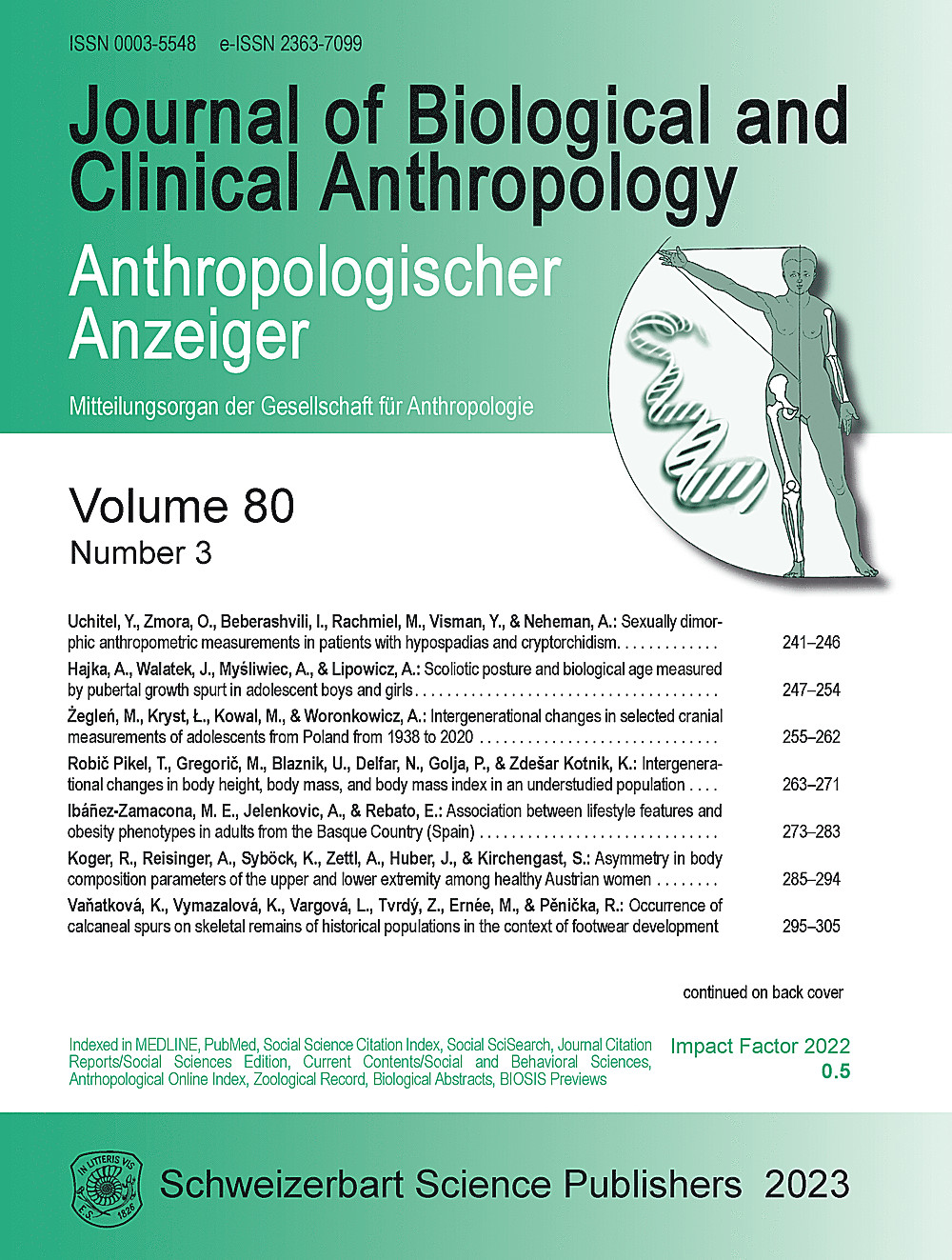 ANTHROPOLOGISCHER ANZEIGER