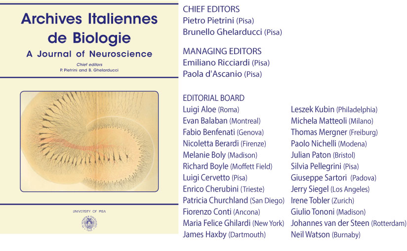 ARCHIVES ITALIENNES DE BIOLOGIE