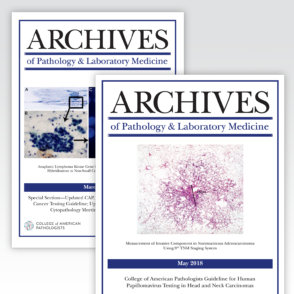 ARCHIVES OF PATHOLOGY & LABORATORY MEDICINE