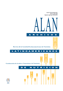 ARCHIVOS LATINOAMERICANOS DE NUTRICION
