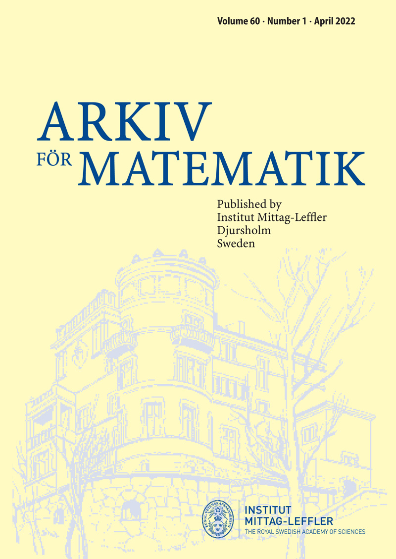 ARKIV FOR MATEMATIK