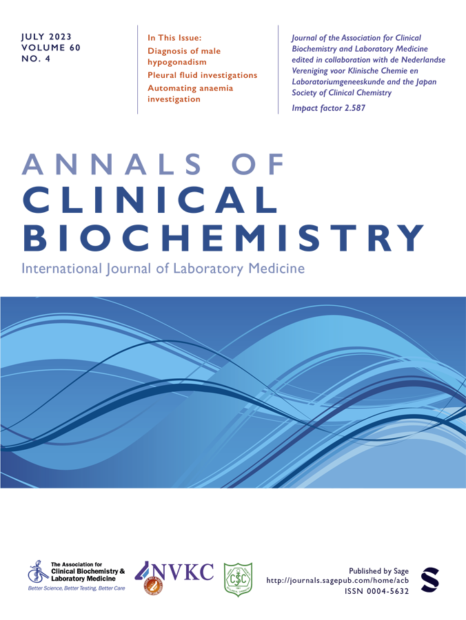 ANNALS OF CLINICAL BIOCHEMISTRY