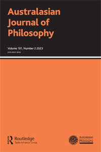 AUSTRALASIAN JOURNAL OF PHILOSOPHY