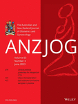 AUSTRALIAN & NEW ZEALAND JOURNAL OF OBSTETRICS & GYNAECOLOGY