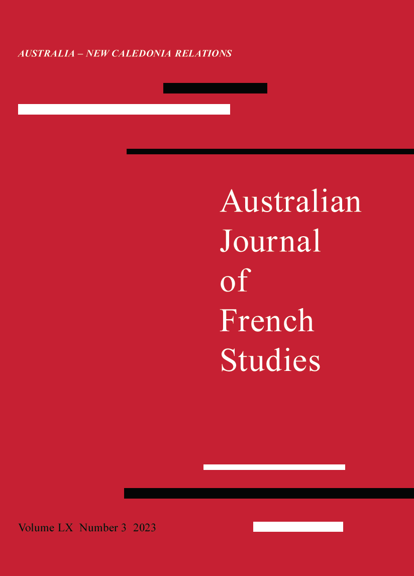 AUSTRALIAN JOURNAL OF FRENCH STUDIES