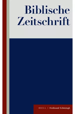 BIBLISCHE ZEITSCHRIFT
