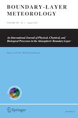 BOUNDARY-LAYER METEOROLOGY