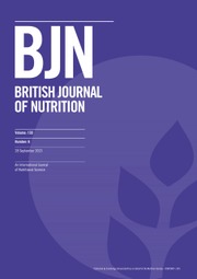 BRITISH JOURNAL OF NUTRITION