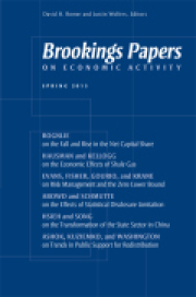 BROOKINGS PAPERS ON ECONOMIC ACTIVITY