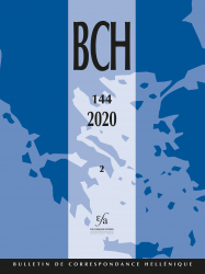 BULLETIN DE CORRESPONDANCE HELLENIQUE