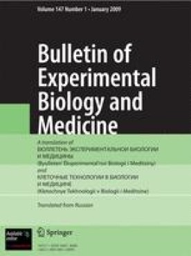 BULLETIN OF EXPERIMENTAL BIOLOGY AND MEDICINE