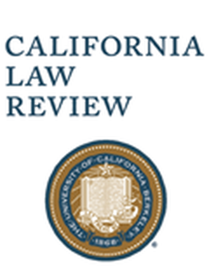 CALIFORNIA LAW REVIEW
