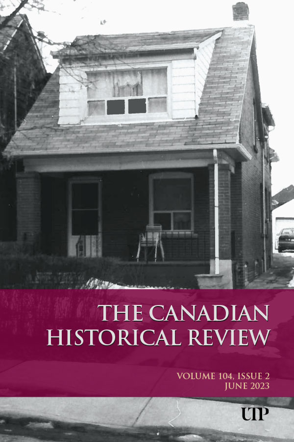 CANADIAN HISTORICAL REVIEW