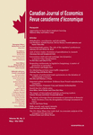 CANADIAN JOURNAL OF ECONOMICS-REVUE CANADIENNE D ECONOMIQUE