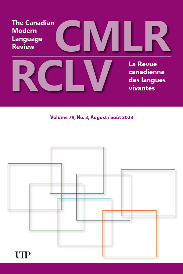CANADIAN MODERN LANGUAGE REVIEW-REVUE CANADIENNE DES LANGUES VIVANTES