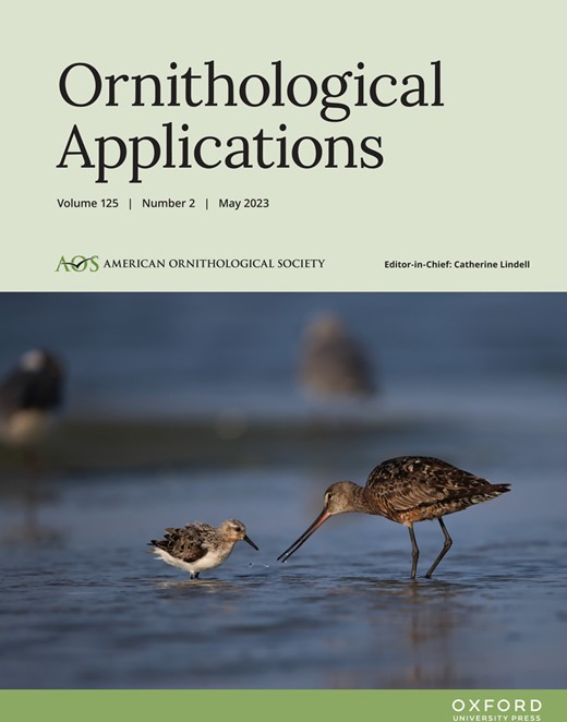 ORNITHOLOGICAL APPLICATIONS