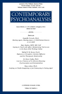 CONTEMPORARY PSYCHOANALYSIS