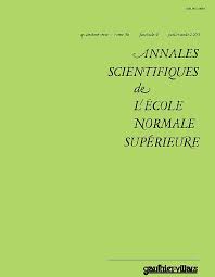 ANNALES SCIENTIFIQUES DE L ECOLE NORMALE SUPERIEURE