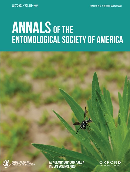 ANNALS OF THE ENTOMOLOGICAL SOCIETY OF AMERICA