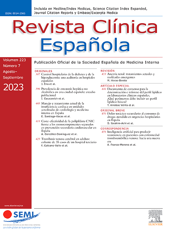 REVISTA CLINICA ESPANOLA