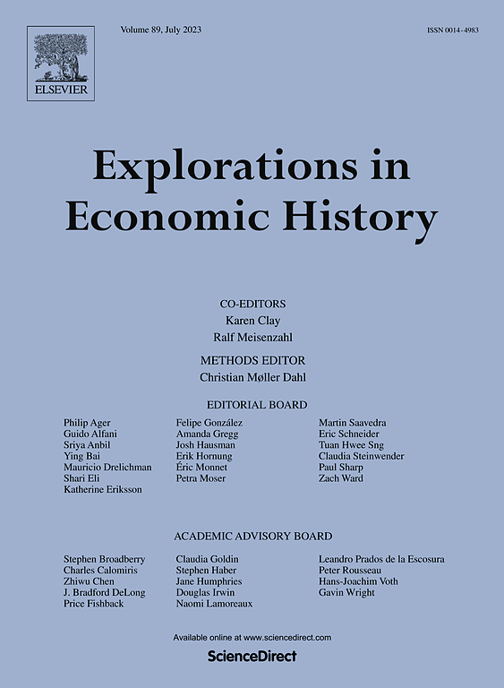EXPLORATIONS IN ECONOMIC HISTORY