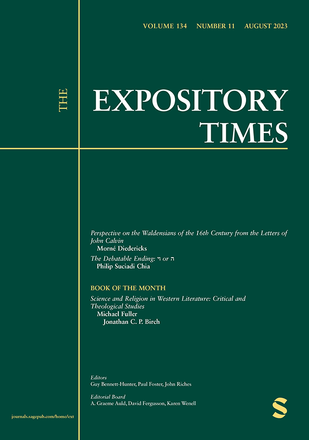 EXPOSITORY TIMES