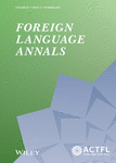 FOREIGN LANGUAGE ANNALS