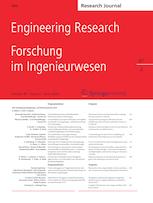 FORSCHUNG IM INGENIEURWESEN-ENGINEERING RESEARCH