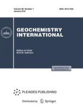 GEOCHEMISTRY INTERNATIONAL