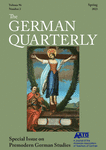 GERMAN QUARTERLY