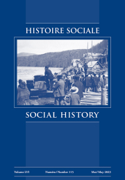 HISTOIRE SOCIALE-SOCIAL HISTORY