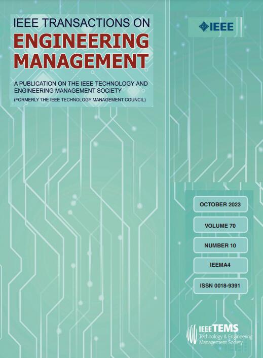 IEEE TRANSACTIONS ON ENGINEERING MANAGEMENT