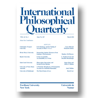 INTERNATIONAL PHILOSOPHICAL QUARTERLY