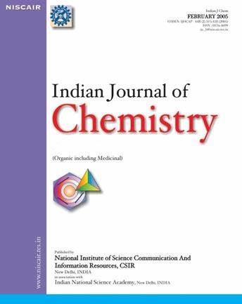 INDIAN JOURNAL OF CHEMISTRY