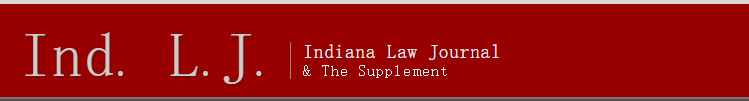 INDIANA LAW JOURNAL