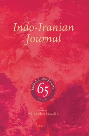 INDO-IRANIAN JOURNAL