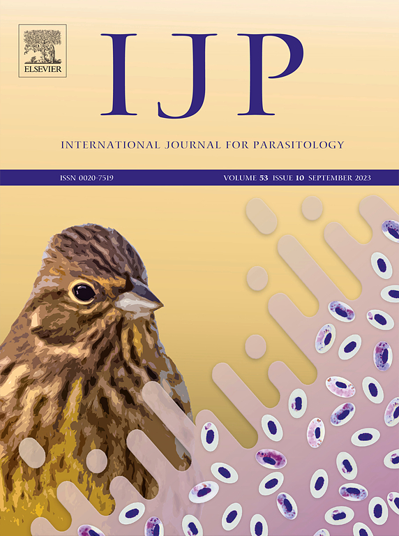 INTERNATIONAL JOURNAL FOR PARASITOLOGY